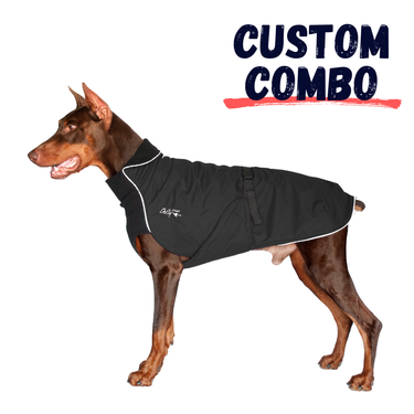 Custom Combo: Alpine Blazer 3-Season Dog Coat